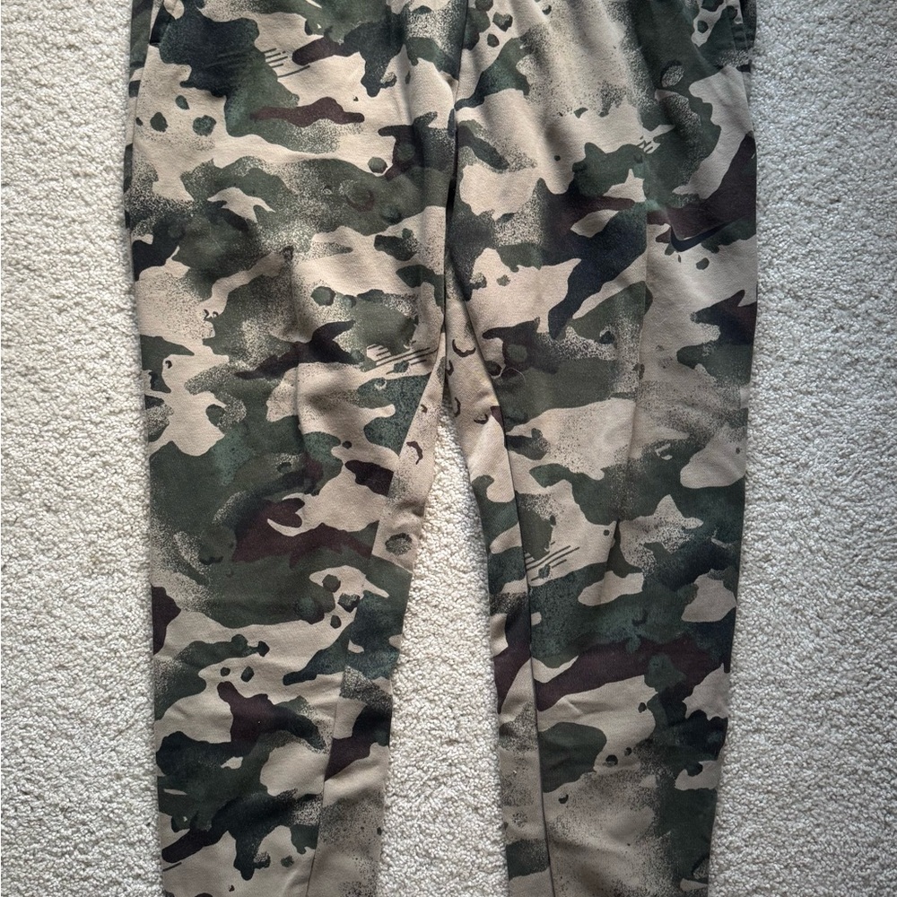 Camo Joggers - Green and Black